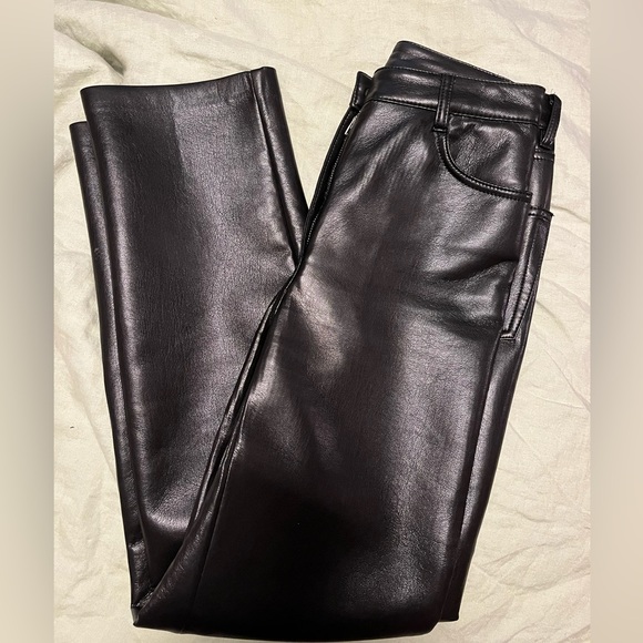 Aritzia Wilfred Melina vegan leather pants size 0 - Picture 2 of 3